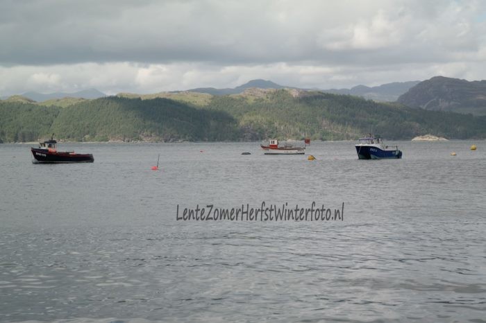 Schotland vissersbootjes